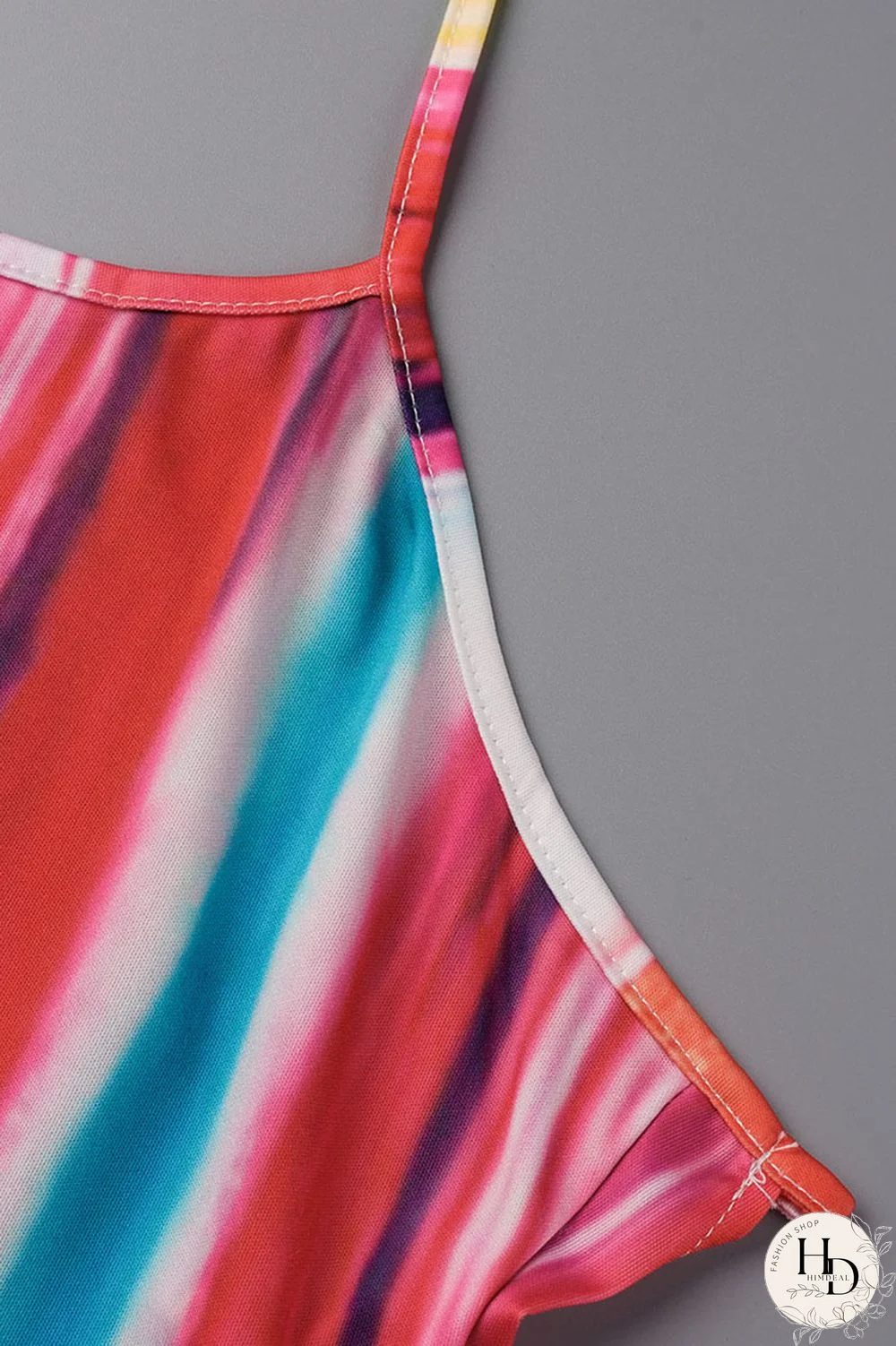 Yellow Sexy Print Hollowed Out Patchwork Slit Spaghetti Strap One Step Skirt Dresses