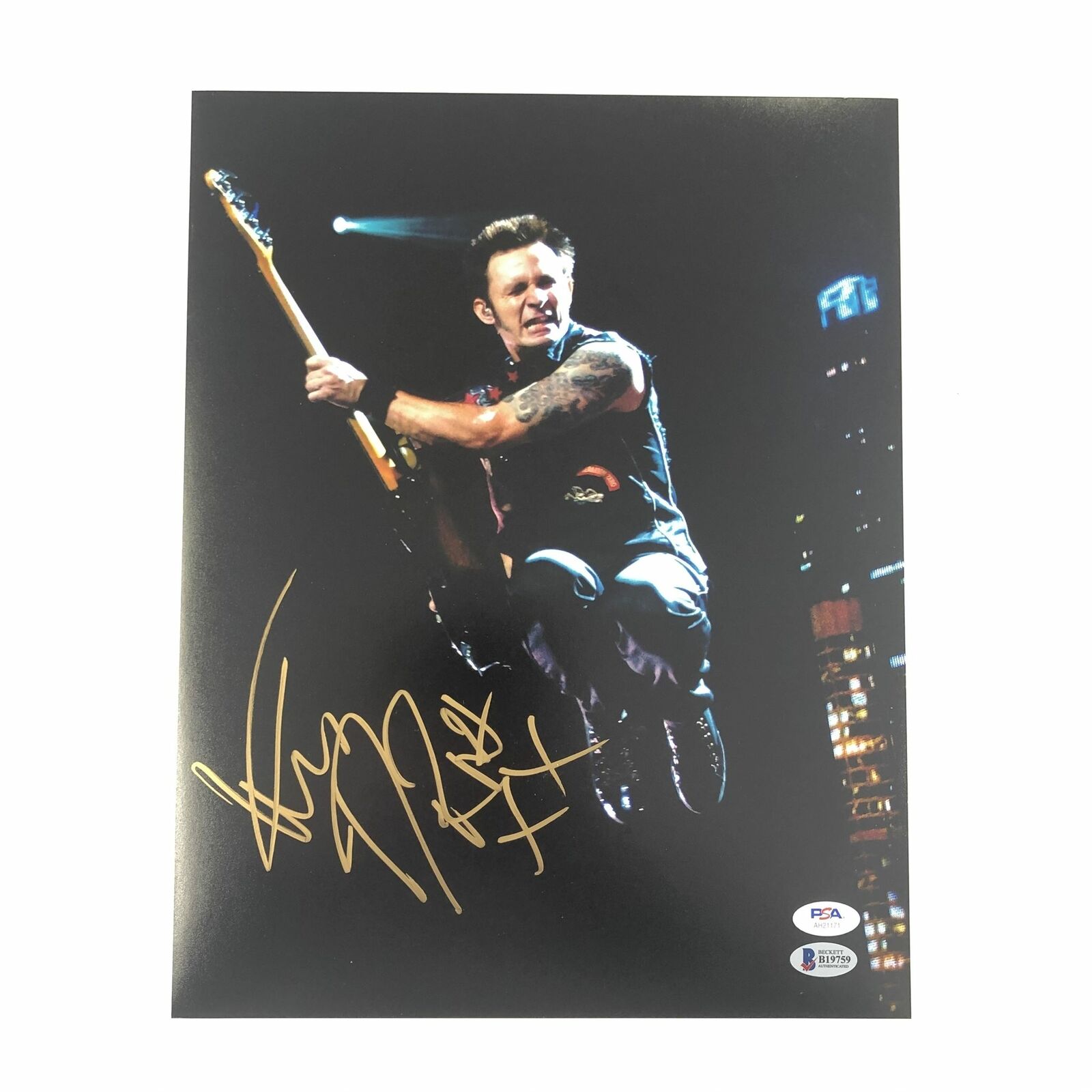 Mike Dirnt signed 11x14 Photo Poster painting PSA/DNA Autographed