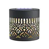 Solar Mandalas Lights Outdoor Waterproof Solar Mandalas Fence Lights Warm White Back Porch Decor for Patio Front Door Yard Deck Stair