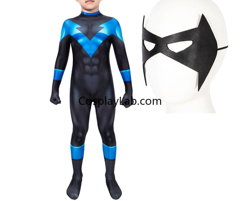 Batman Boys Nightwing Cosplay Costume