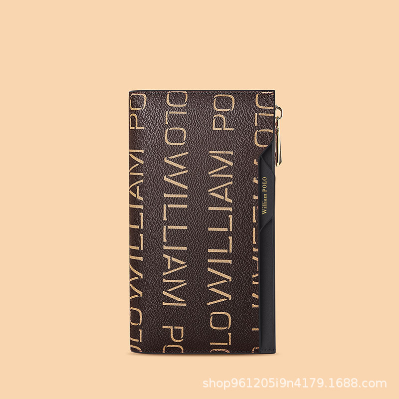 Mature Women's Leather Wallet First Layer Cowhide