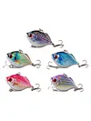 5pcs Plastic VIB Lures 4cm 8.8g Artificial Hard Bait for Bass Pike Perch Fishing