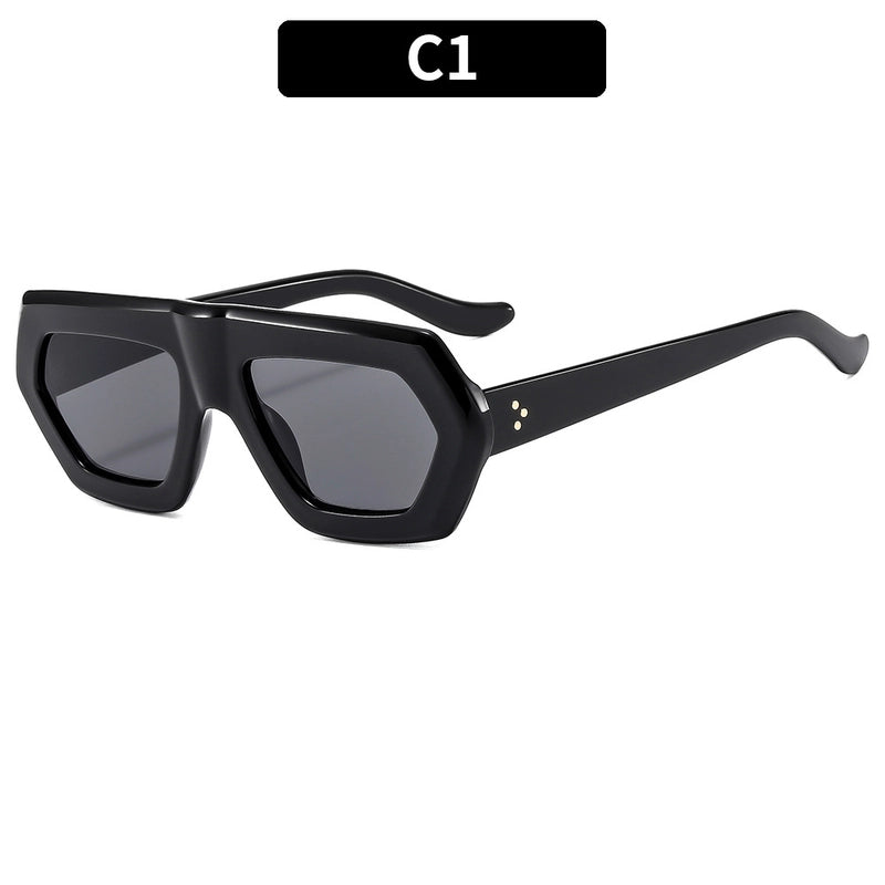 Casual Elegant Solid Color Ac Special-Shaped Mirror Full Frame Optical Glasses