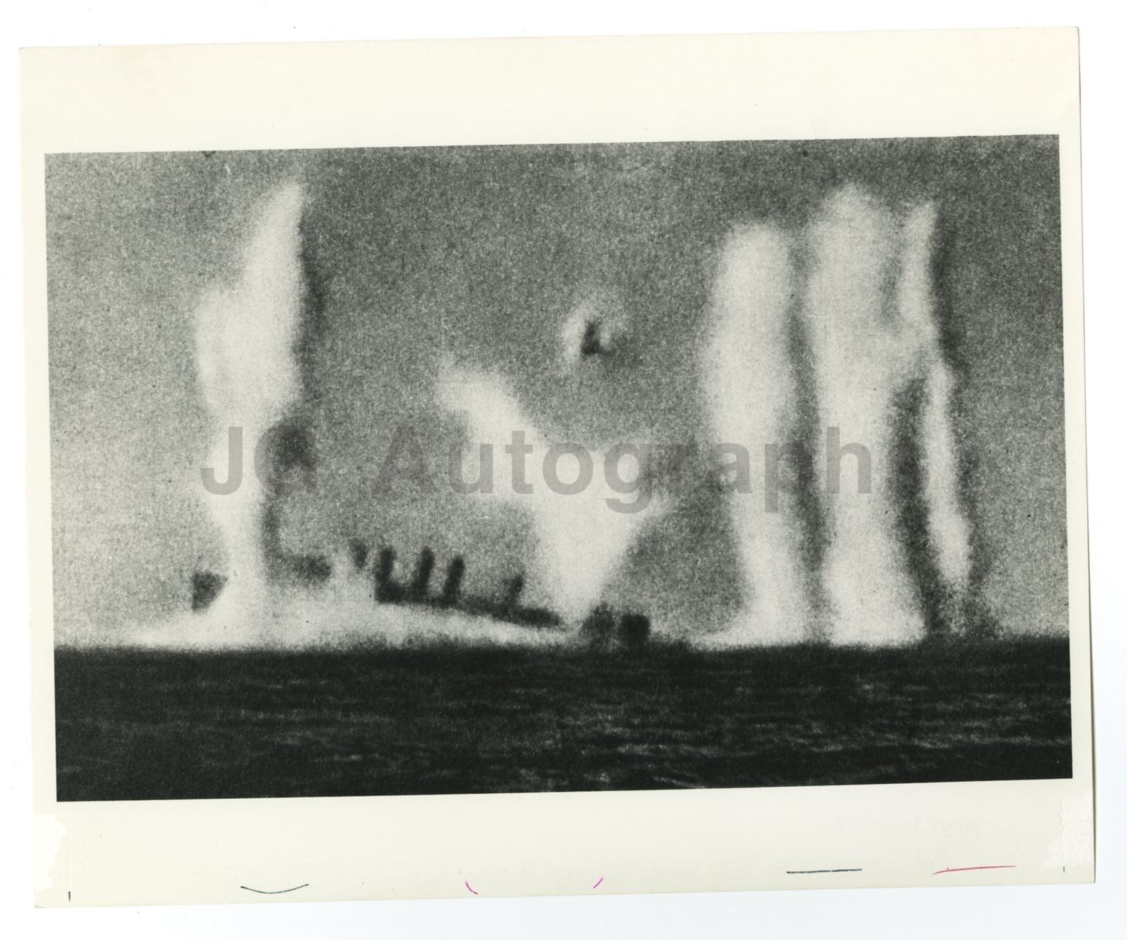 World War II - Vintage Publication 8x10 Photo Poster paintinggraph - Naval Combat in the Pacific