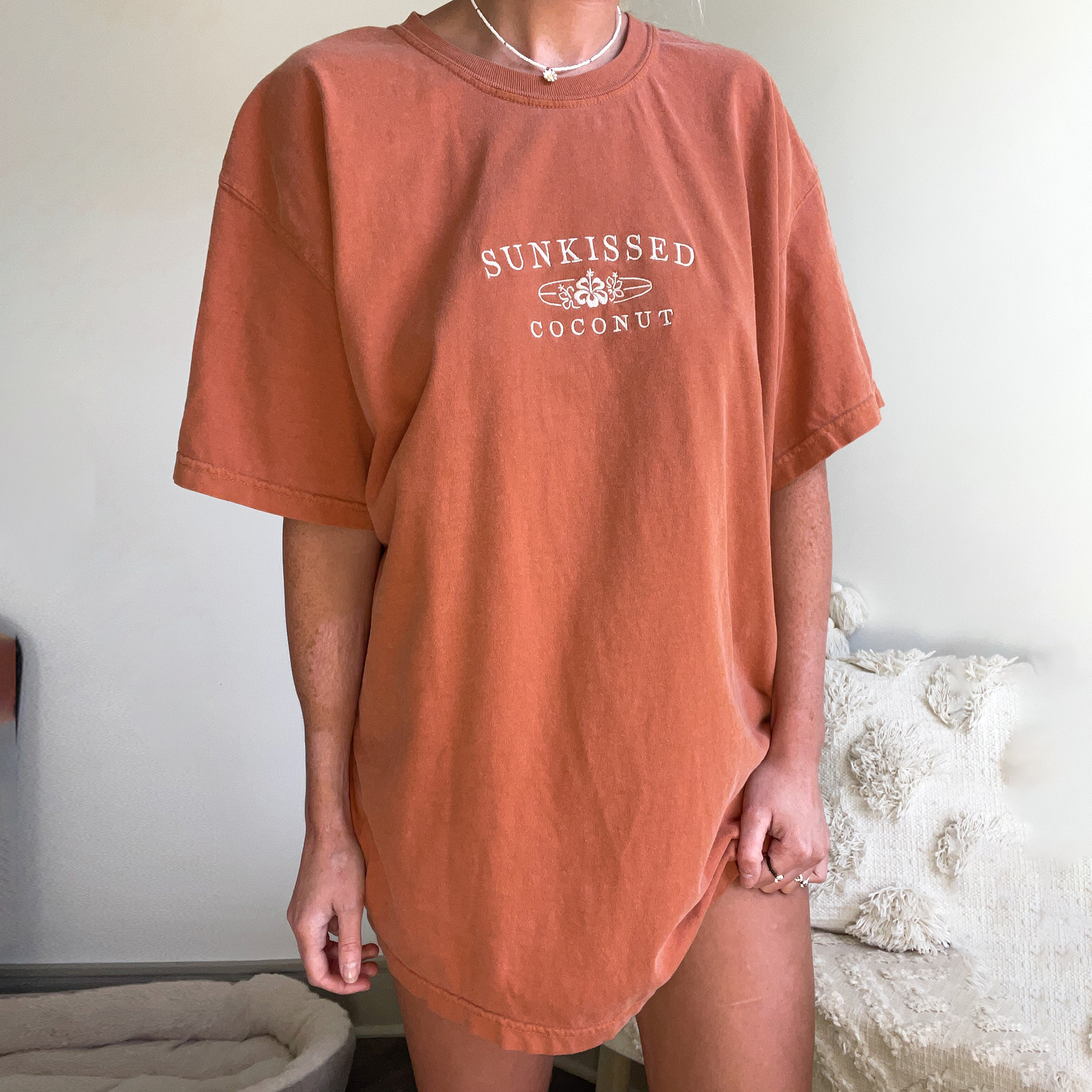 Women's BURNT ORANGE SUNKISSEDCOCONUT TEE