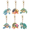 6Pcs DIY Diamond Painting Sea Turtle Keychain