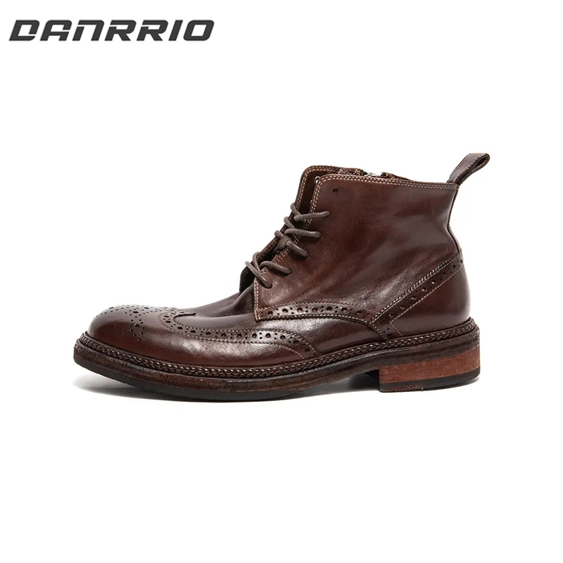 Goodyear Handmade British Style Horsehide Boots DANRRIO.COM DANRRIO