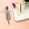 6PCS Diamond Art  Pendant Special Shape Dagger Bookmarks Kit