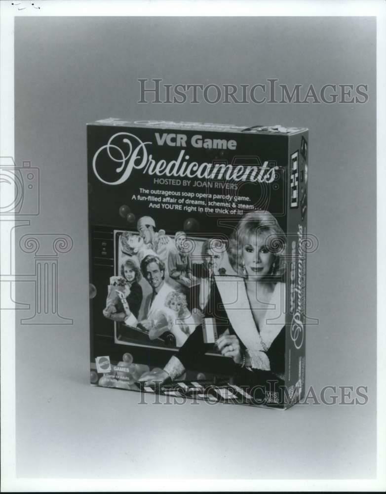 Press Photo Poster painting Predicaments VCR Game hosted by Joan Rivers - sax30172