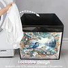 (US Local)DIY Diamond Painting Storage Box Canvas Organizer Box Diamond Painting Kit (F)
