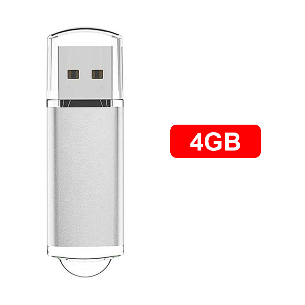 

CW10029 High Speed USB 2.0 Flash Drive Clear Cap Thumb Drive, Silver, 501 Original
