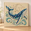 Blue Whale-Diamond Painting Pearl Art Kit(30X30cm)