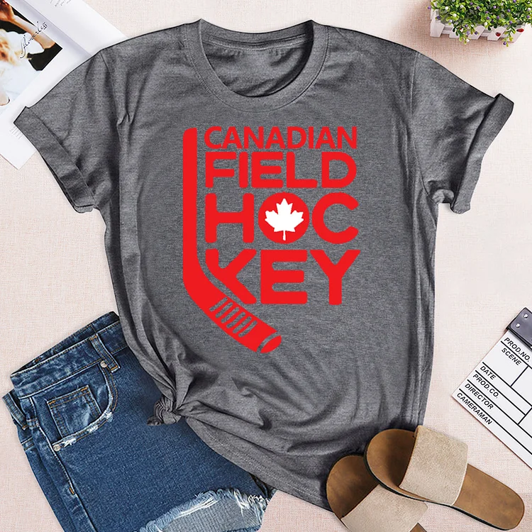 Canada Field Hockey T-Shirt-03925#537777-Annaletters