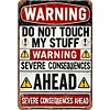Warning - Vintage Metal Signs(12*16Inch) - Warning