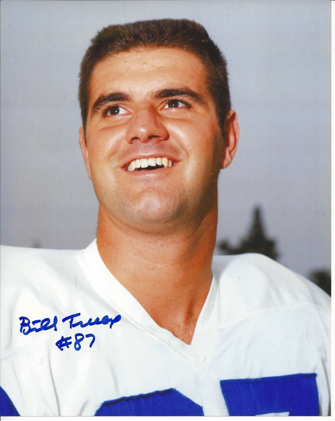 Billy Truax Autographed Color 8x10 Los Angeles Rams#1