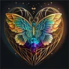 uk.everydayedeals Diamond Painting - Round AB Drills - Blue Butterfly Love(45*45cm)