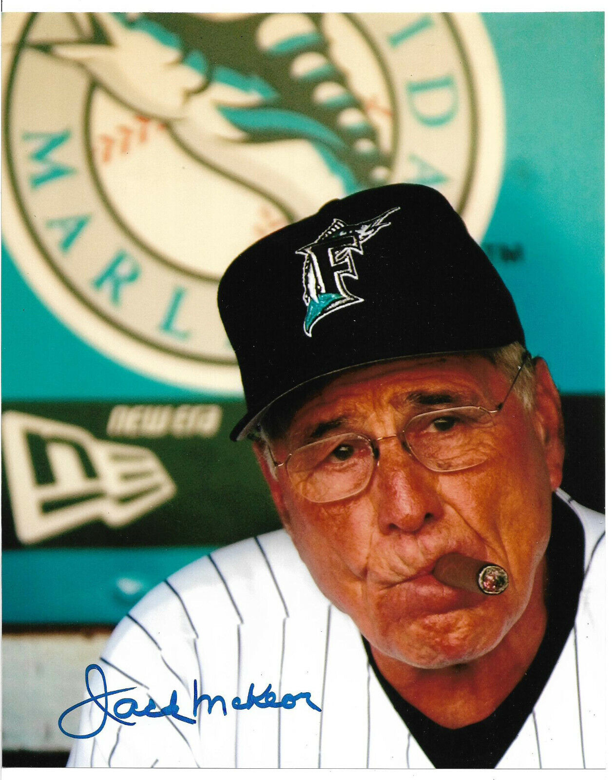 Jack McKeon Authentic Signed 8x10 Photo Poster painting Autographed, MLB, Florida Marlins