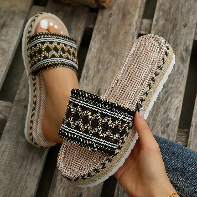 Comstylish Ethnic Style Handwoven Sandals