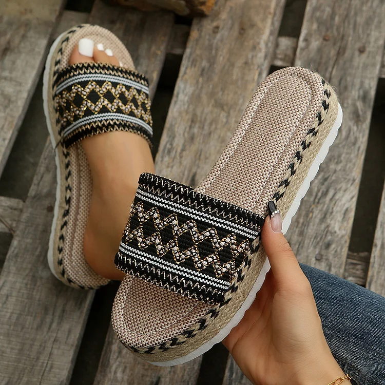 Ethnic Style Handwoven Sandals