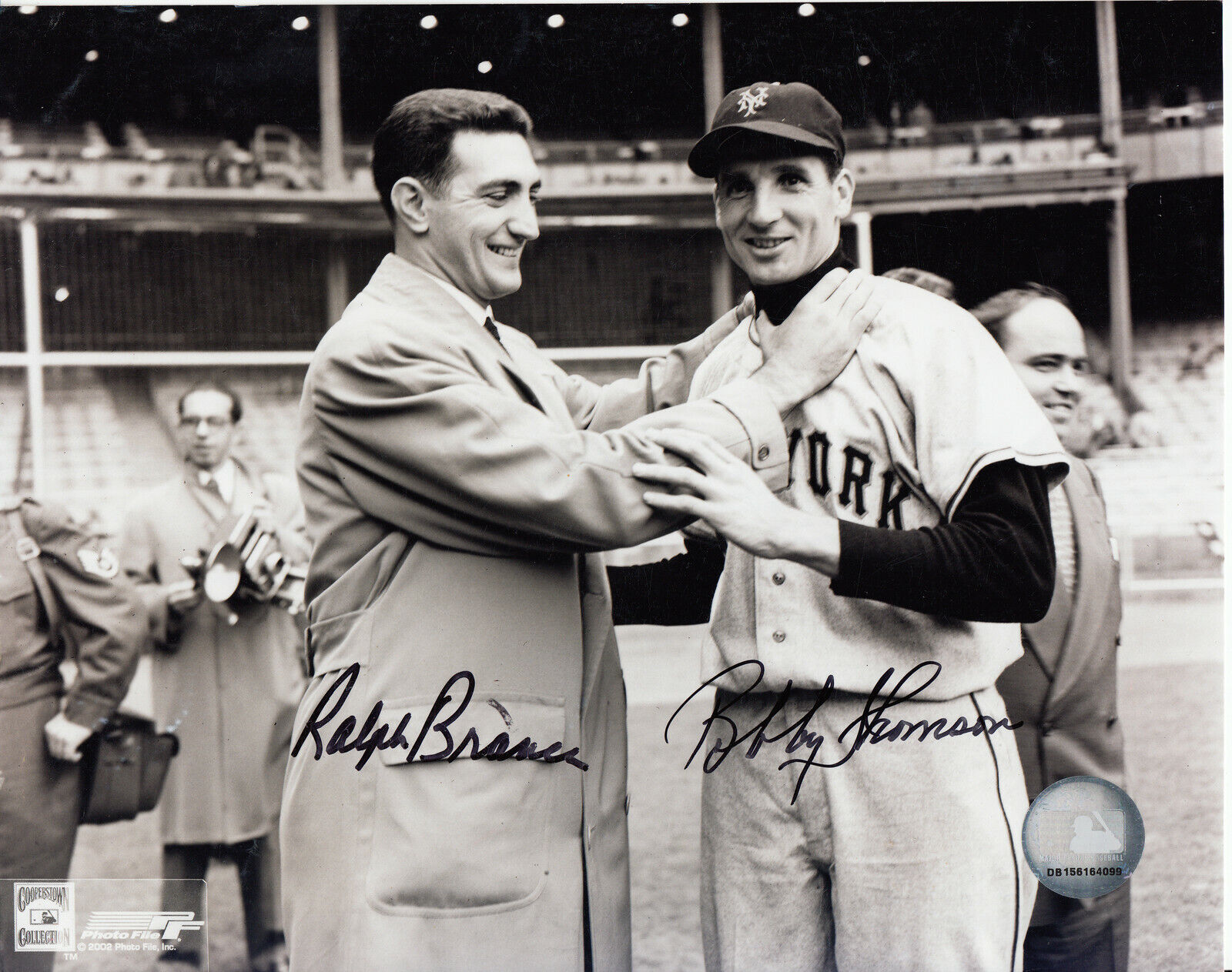 Ralph Branca Bobby Thomson #1 8x10 Signed w/ COA Baseball 033119