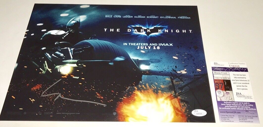 GARY OLDMAN Commissioner Gordon Signed 11x14 Photo Poster painting Batman Dark Knight JSA COA