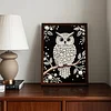 Diamond Painting-DIY Special Shaped Drill Pearl Painting Owl(30x40cm)