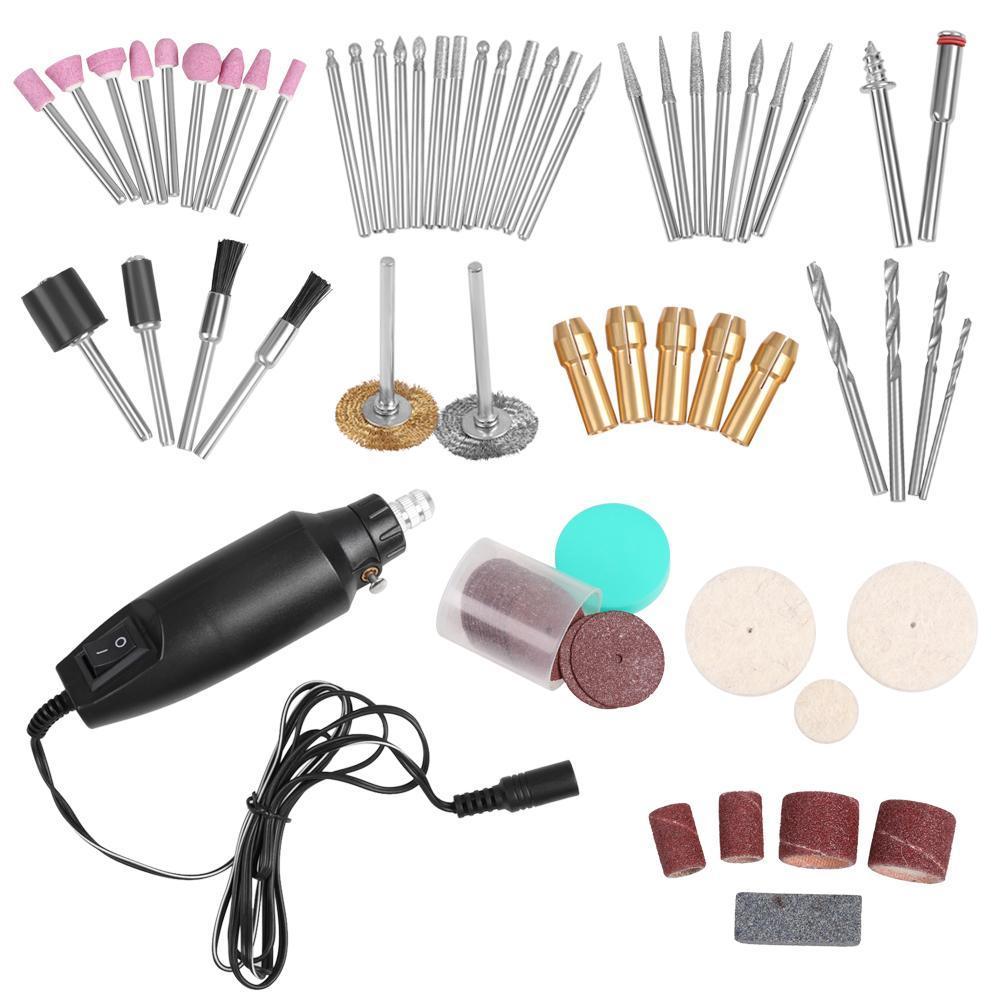 

Mini Electric Drill Grinding Set 12V DC Grinder Tool for Milling Polishing, 501 Original