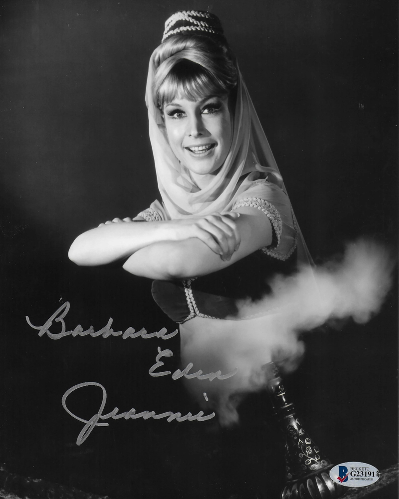 Barbara Eden I Dream of Jeannie Original Autographed 8x10 Photo Poster painting w/Beckett #7