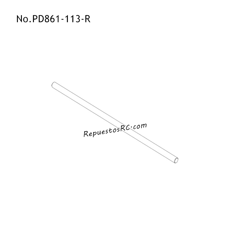 PD RACING TK10-4S Piezas para Coches RC F&eacute;rula Central PD861-113-R