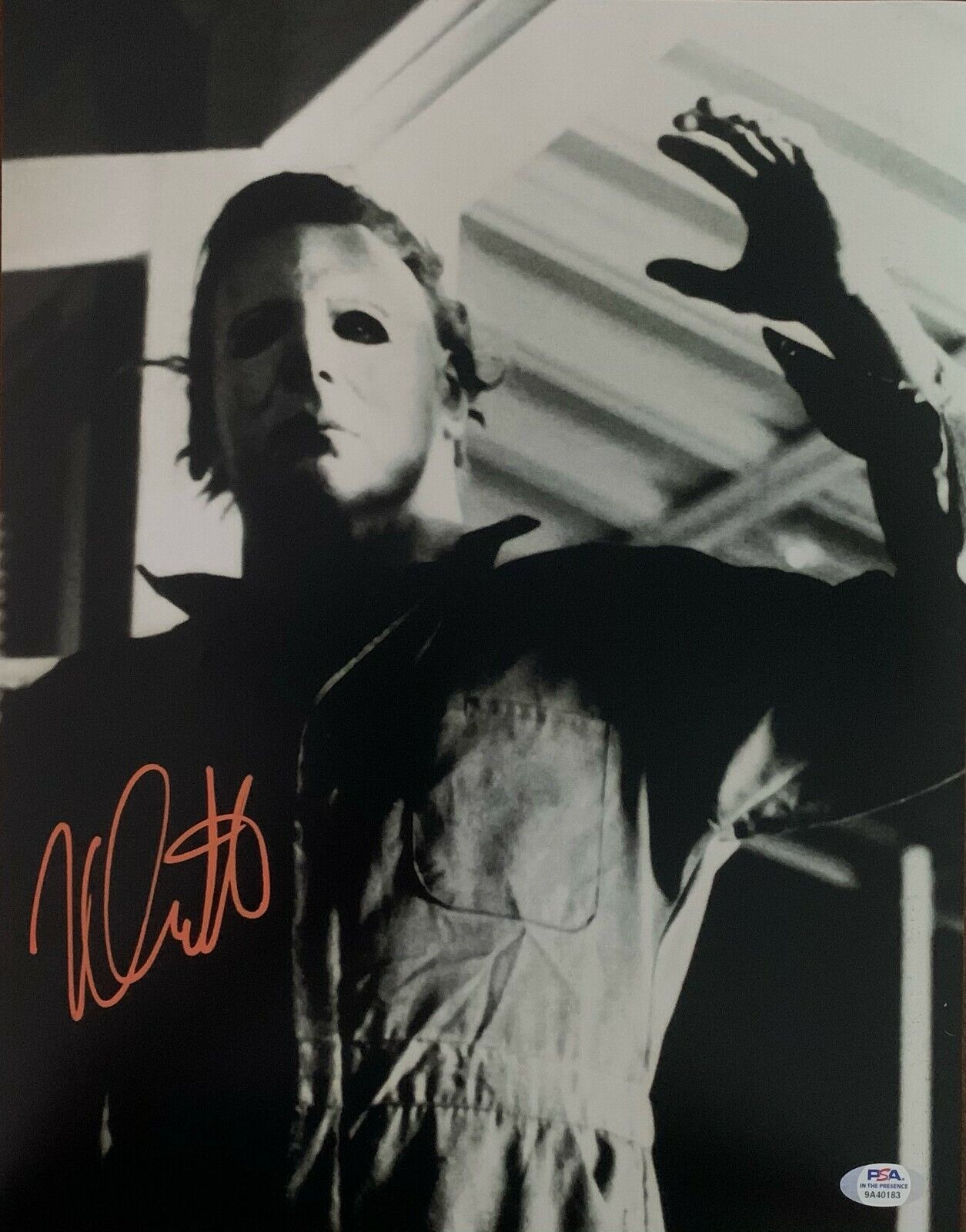 Nick Castle autographed signed 11x14 Photo Poster painting Halloween PSA COA Michael Myers