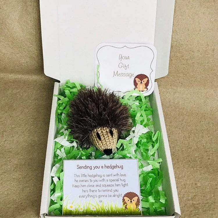Mini Knitted Hedgehog Decoration | 168DEAL