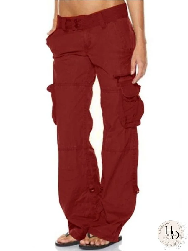 Streetwear-Inspired Black Cargo Pants