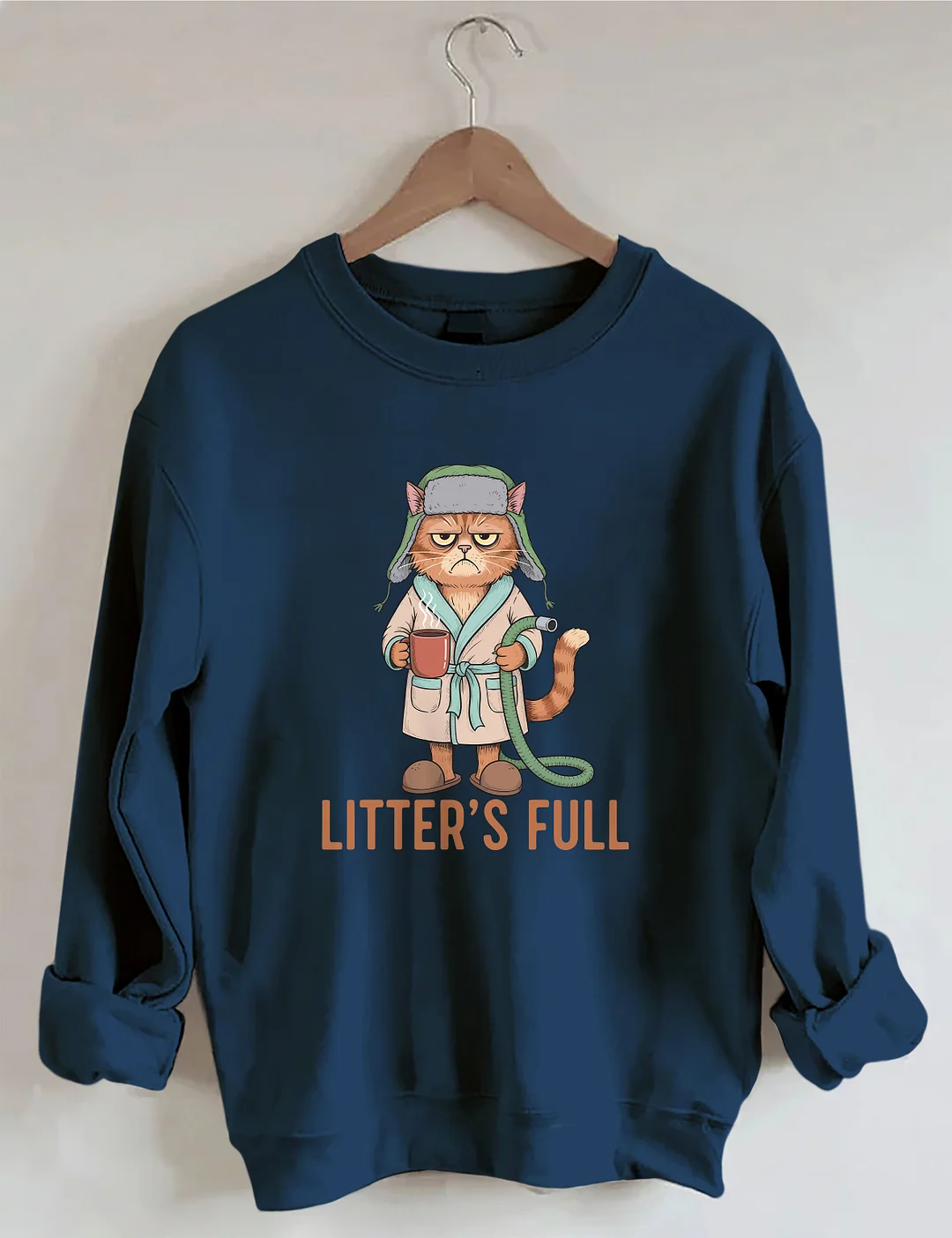 Litters Full Funny Cat Sweatshirt
