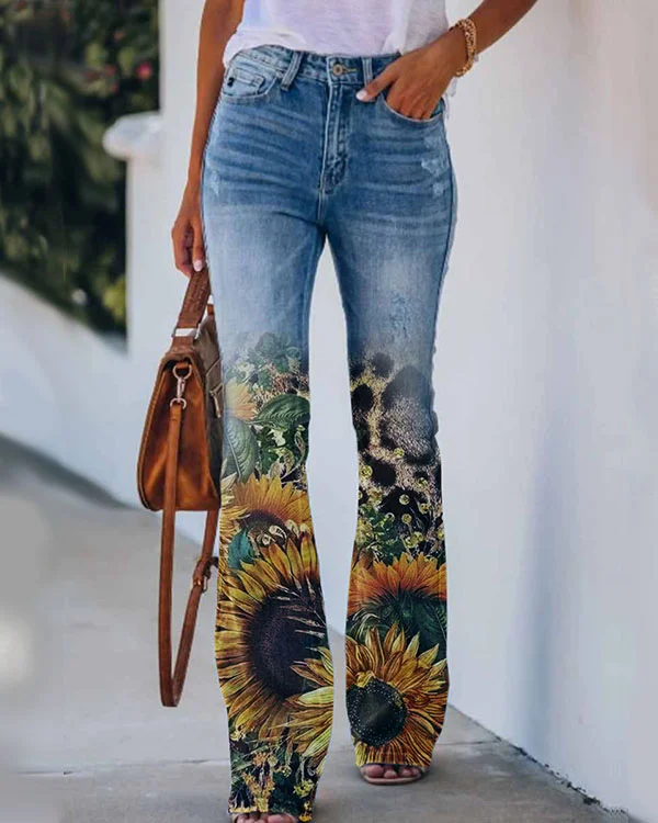 Floral Casual Pants-Global Online Discount Store