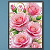 DIY Partial Special Shaped Drill Diamond Painting-Flower