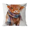 Alpine Yak-Pillow Case-3 Strands 11CT Stamped Cross Stitch-45*45CM
