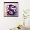 Flower Letters-Full Round Diamond Painting 40*40CM