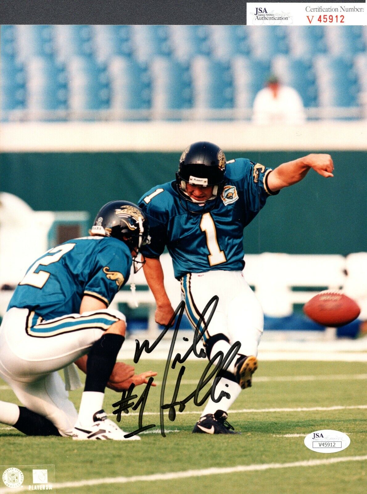 JSA Mike Hollis Autographed Signed AUTO 8x10 Photo Poster painting Jacksonville Jaguars TRB 287