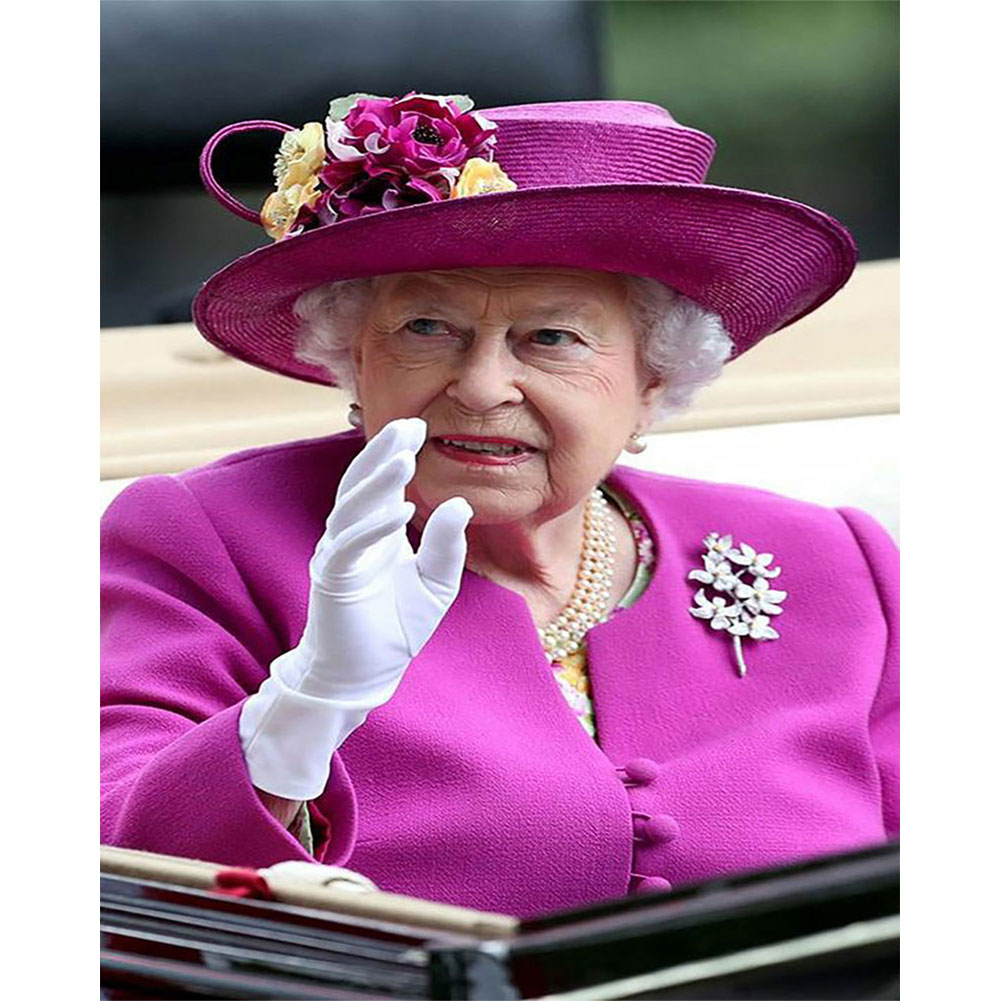 

The Queen of England - Round Drill Diamond Painting - 40*50CM, 501 Original