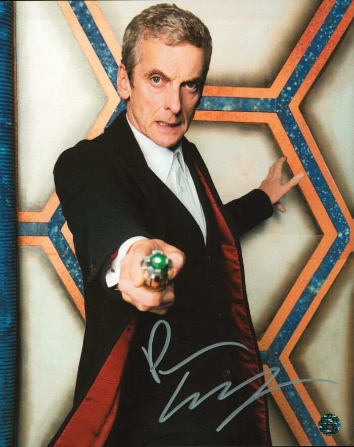 PETER CAPALDI Autographed Original 8x10 Photo Poster painting LOA TTM