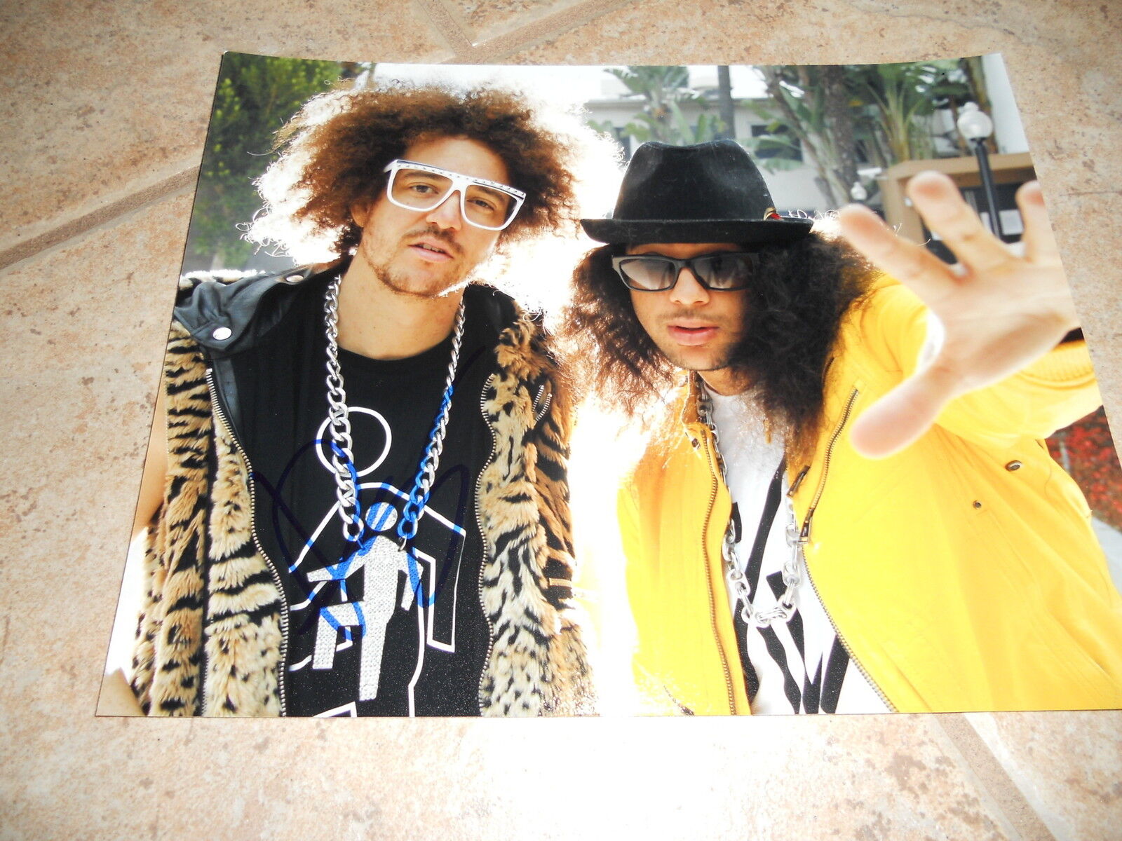 LMFAO RedFoo Sexy Signed Autographed 8x10 Photo Poster painting PSA Guaranteed #4