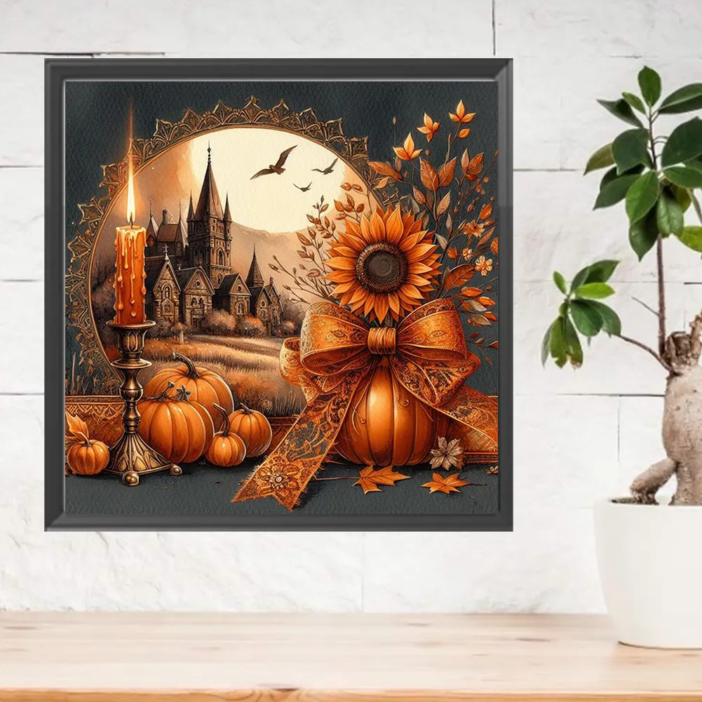 Full Square Diamond Painting 45*45cm - Autumn Harvest