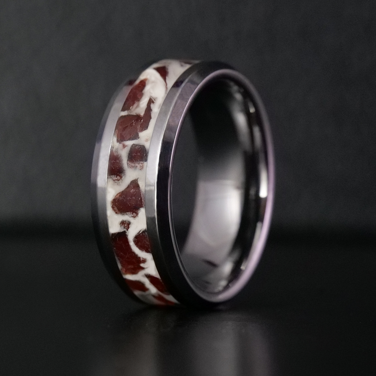 January Birthstone Ring | Garnet Glowstone Ring
