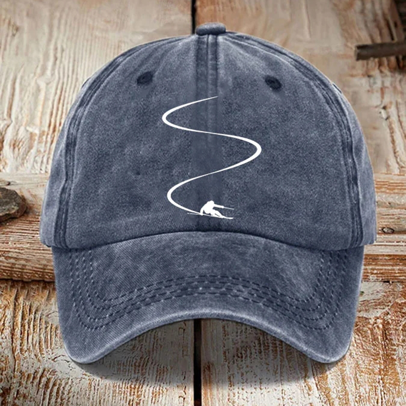 Comstylish Unisex Ski Enthusiasts Printed Hat