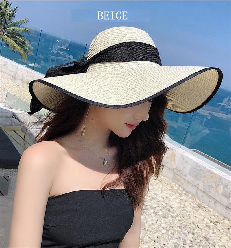 Light women's summer hat with a wide brim and stylish design &ndash; Vivian