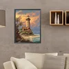 Diamond Painting-DIY Full Round Drill Lighthouse Windmill