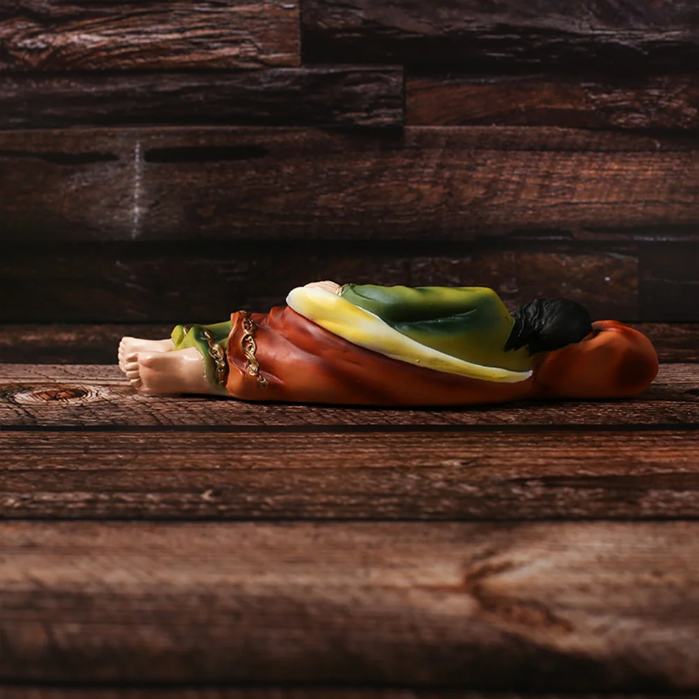 Saint Joseph Sleeping Statue Resin Figurine Christian Yard Desktop Decor