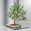 Success Wealth Feng Shui Antique Jade Stone Tree For Gift