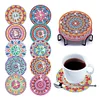 10pcs/set DIY Special Shape Diamond Painting Coasters Kits ( Mandala )