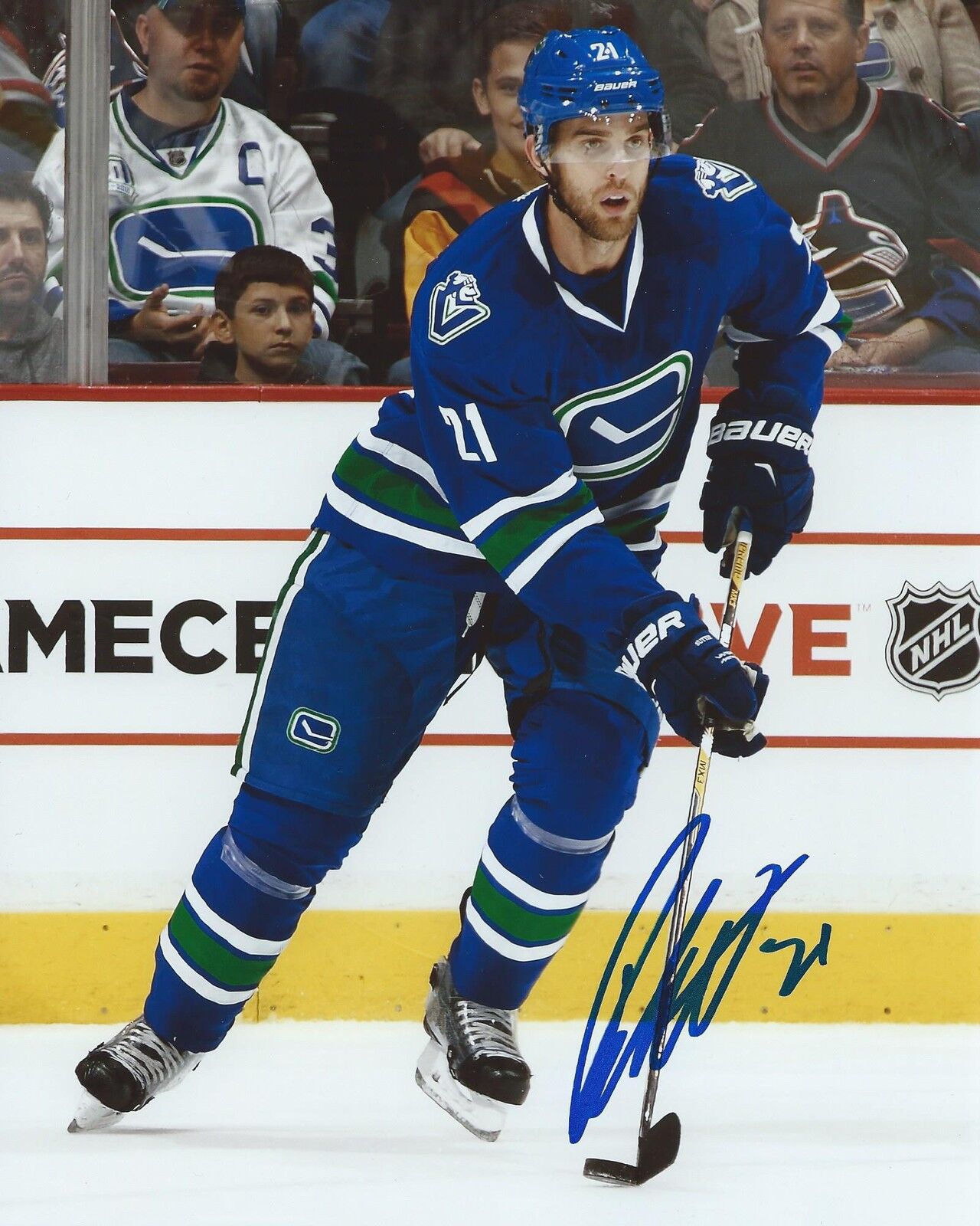 Brandon Sutter Signed 8×10 Photo Poster painting Vancouver Canucks Autographed COA C